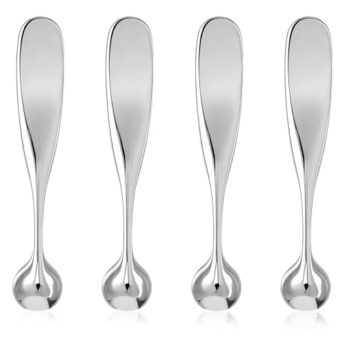 Ymapinc 4-Pack Metal Eye Cream Applicator Tool, Dual Head Facial Roller