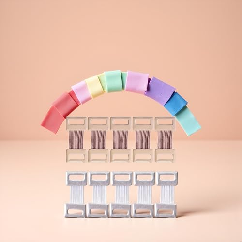 10 Pcs Bandage Wrap Stretch Metal Clips Fixation Clamps Hooks Kit for Sport White/Coffee Replacement Elastic Bandage Wrap Clips Black, Adhesive Bandages, Bandages and Bandaging Supplies