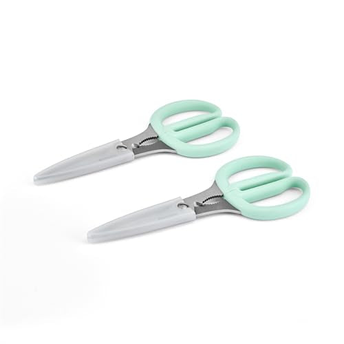 KitchenAid Classic 2-Piece Spearmint Kitchen Shear Set with Blade Sheath