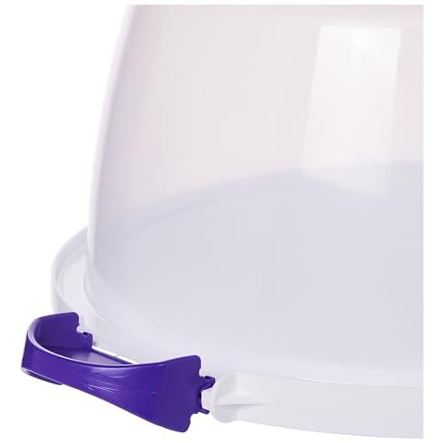 Wilton 2105-3280 Cake and Cupcake Carrier, Round, Plastic, Transparent, 25.4cm (10in)