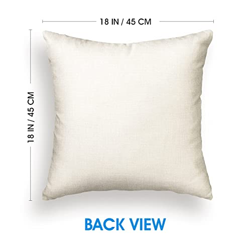 Kwanzaa Candlestick Throw Pillow Covers - Set of 4, 18x18 Inch