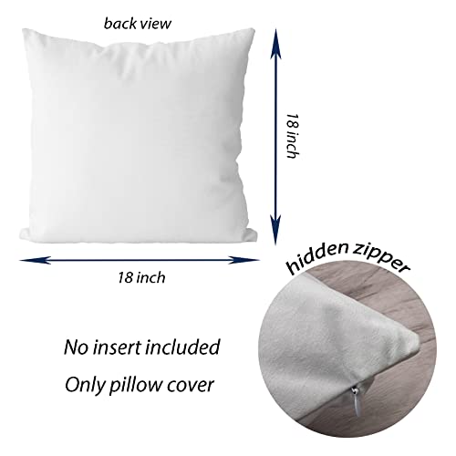 KEUSPI Reading Pillow Cover - 18x18 Flannel Decor for Book Lovers