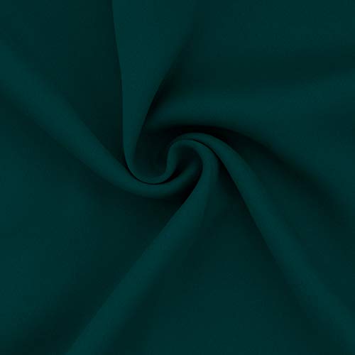 Easy-Going Deep Teal Blackout Curtains 52x108 in, 2 Panels