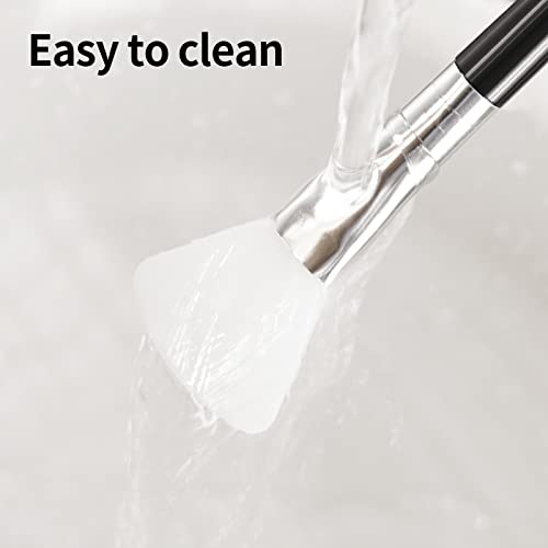 Tifanso 4PCS Flexible Silicone Face Mask Brushes for Mud and Clay