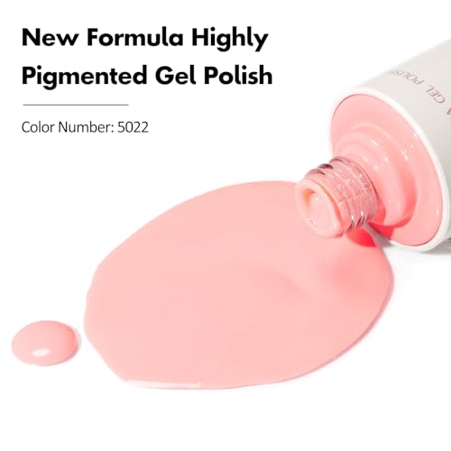 VENALISA Nude Pink Gel Nail Polish 10ml Soak Off UV LED Manicure