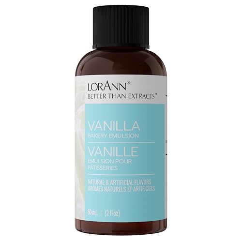 LorAnn Oils Vanilla Bakery Emulsion - 2 Fl Oz Gluten-Free Baking Flavor