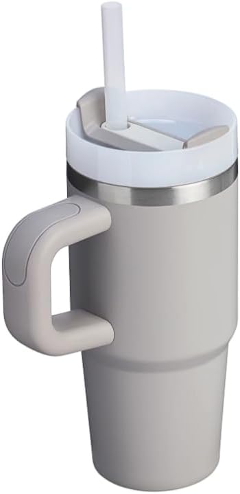 Stanley 1913 Insulated Travel Mug - 14 oz Stainless Steel in Ash | Quencher H2.O FlowState Design
