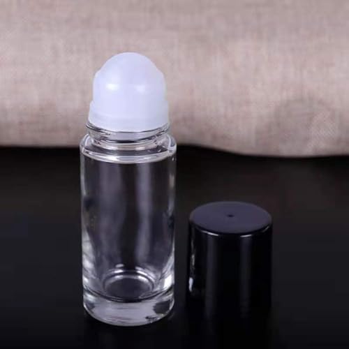 PurYupearl 30ML Glass Essential Oil Roller Bottles 2 Pcs