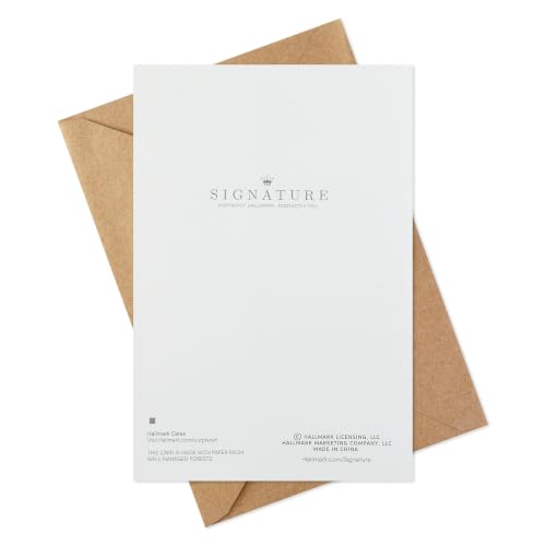 Hallmark Signature Sympathy Card with Angel Feathers