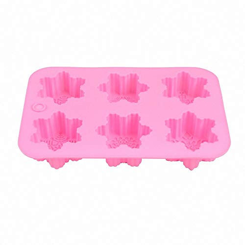 Christmas Snowflake Silicone Mold Tray for DIY Baking Chocolate Candies