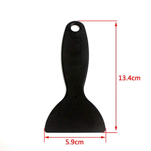6-Pack Ergonomic Plastic Scraper Tools for Vinyl Wraps & Decals