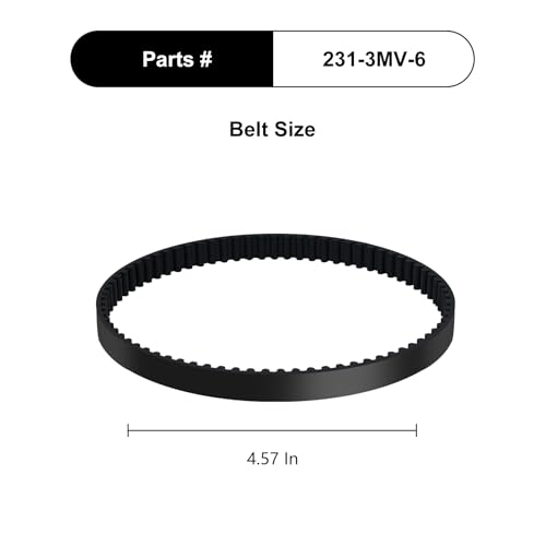 Shark Vacuum Belts Replacement (2 Pack) for NV501 NV752 UV560 ZU560