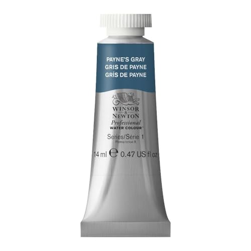 Winsor & Newton Professional Watercolor Tube 14ml Payne's Gray - Semi-Opaque Artist Paint