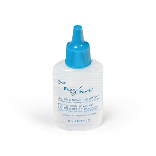 Dritz Fray Check Liquid Seam Sealant 0.72 Fl Oz - Clear Fabric Edge Protector