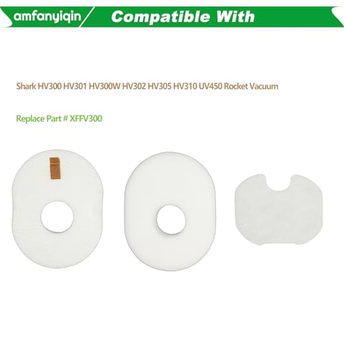 Shark Vacuum Filter Replacement Set - 4 Foam, Felt & Post-Filters