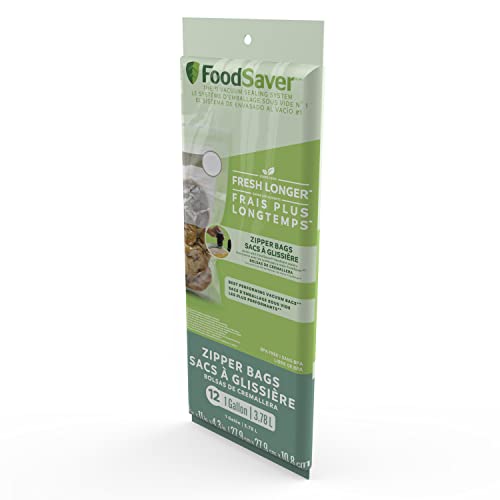 FoodSaver 1-Gallon Vacuum Zipper Bags - Reusable Storage Bags (48-Pack)