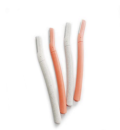 ChaosssCo Dermaplaning Tool & Eyebrow Razor - 4 Pack Peach Fuzz Shaver