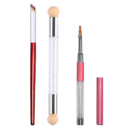 HZ Yihai Autumn 3Pcs Ombre Nail Brush & Sponge Pen Set for Gel Art