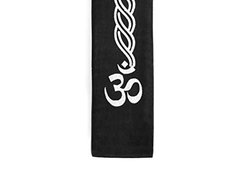 Handmade 10-Inch Om Black Wooden Incense Holder & Ash Catcher