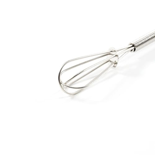 6-Inch Stainless Steel Mini Whisk - Hand Egg Mixer for Baking