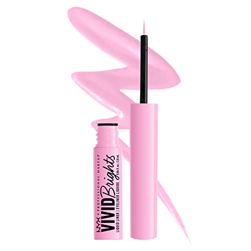 NYX Professional Makeup Vivid Brights Liquid Eyeliner - Sneaky Pink