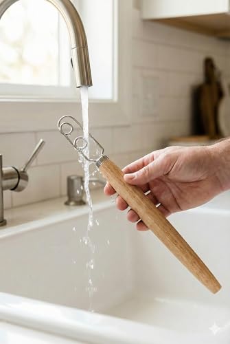 Sourdough Starter Stirring Hook | Stainless Steel Dough Whisk