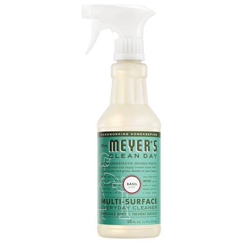Mrs. Meyer's Clean Day All-Purpose Cleaner Spray, Basil, 16 fl. oz - Pack of 1