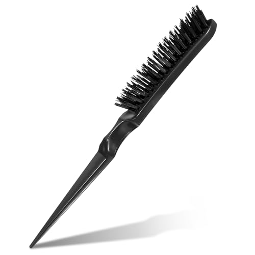 Skrfren Teasing Hair Brush with Nylon Bristles for Backcombing and Styling