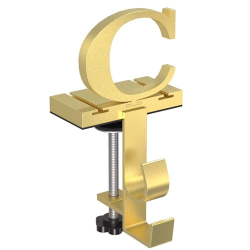 Personalized Christmas Stocking Holder with Double Hooks - Gold