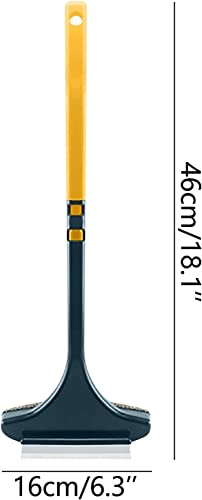 2 in 1 Green-Yellow Window Cleaning Brush - Multifunctional Tool
