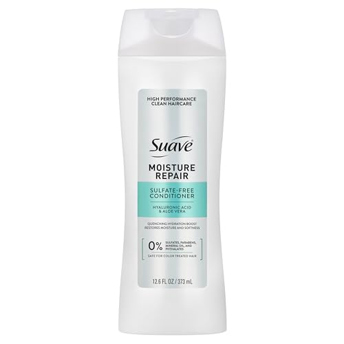 Suave Moisture Repair Conditioner with Hyaluronic Acid & Aloe Vera, 12.6 oz