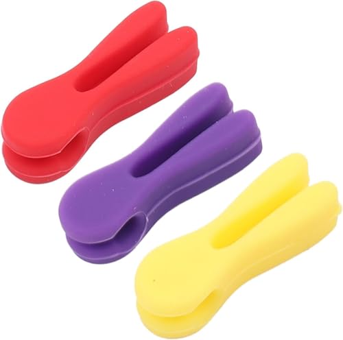 Silicone Pot Clip Set - 3 Heat Resistant Utensil Holders