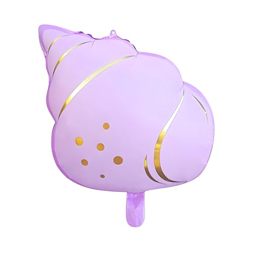 Purple Conch Mermaid Balloon - Fun Party Decoration