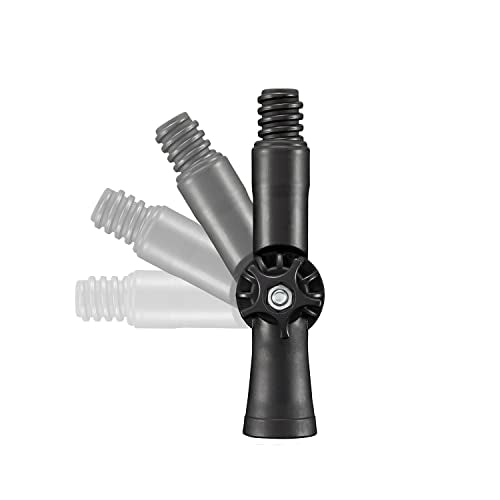 Hicavar 1 pcs Angle Adapter for Threaded Extension Pole - Rotatable Duster Accessory