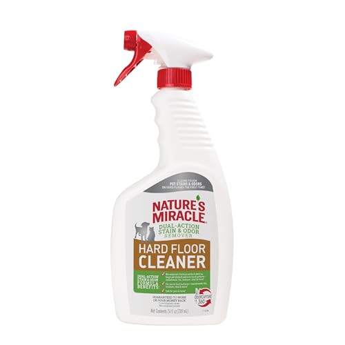 Nature's Miracle Hard Floor Cleaner, Pet Stain & Odor Remover, 24 oz