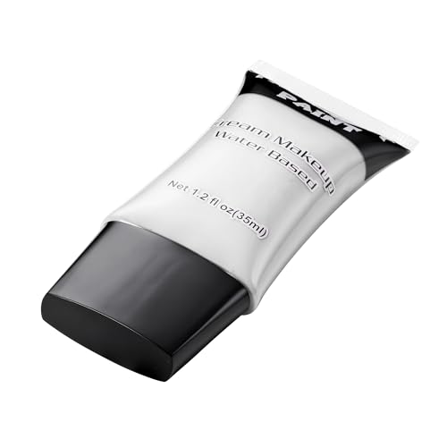 White Face Paint Cream - Professional Water-Based FX Body Makeup for Halloween Costumes
