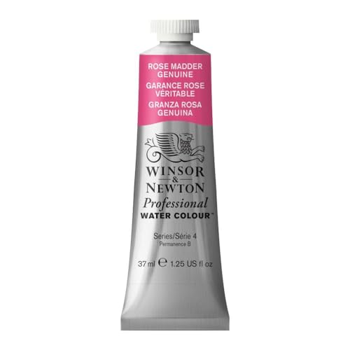 Winsor & Newton Professional Watercolor Paint, 37ml Tube, Rose Madder Genuine