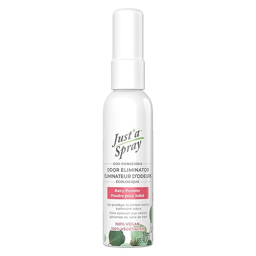 Just'a Spray Toilet Odor Eliminator - Baby Powder Scent - 1.85 oz