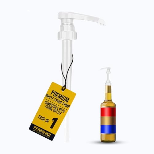 Syrup Pump for Torani & Davinci Bottles - 750ml, No-Clog Design