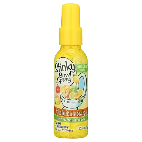 Stinky Bowl Toilet Spray Set - 2 Pack Citrus & Lavender Deodorizer 1.85oz
