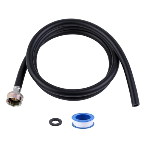 5ft Dehumidifier Drain Hose, 3/4 Inch FHT Brass Connector, Leak-Proof