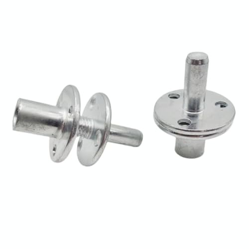 M12 Bedpost Connectors - 2 Sets Screw-in Tee Nuts for Furniture