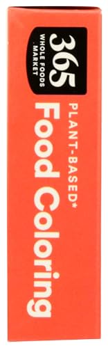 Plant-Based Food Coloring Set - Red, Yellow, Green, Blue - 1.2 Fl Oz