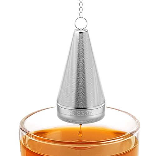 Feelife Stainless Steel Cone Tea Infuser for Loose Leaf Tea - Variation 1
