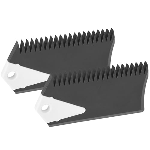 2Pcs Surf Wax Comb, PVC Surf Wax Remover with Fin Key, Surfboard Wax Remover Maintenance Tool, Wax Comb for Surfboard, Skimboard, Longboard Surfing Maintenance, 3 x 1.6in
