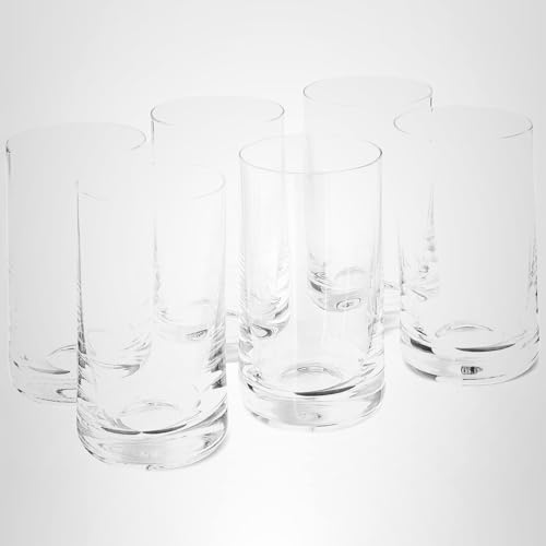 Schott Zwiesel Tritan Crystal Glass Convention Barware Collection Tumbler/Highball Cocktail Glass, 8.6 Ounce, Set of 6