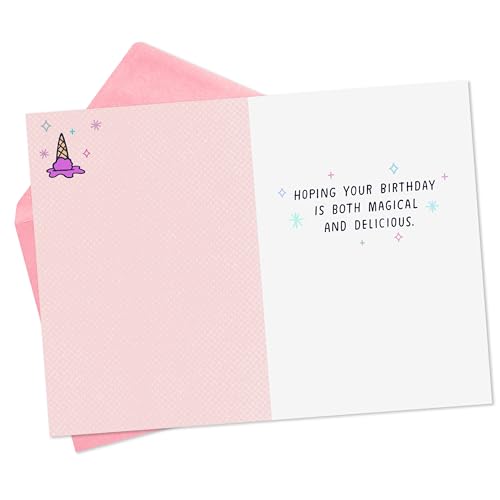 Funny Unicorn Birthday Card - Hallmark Shoebox Greeting Card