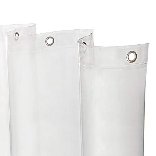 Kenney Waterproof PEVA Shower Curtain Liner, Clear, 42"W x 72"H