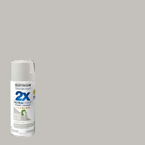 Rust-Oleum Painter's Touch 2X Ultra Cover Spray Paint High Gloss Thunder Cloud 12oz