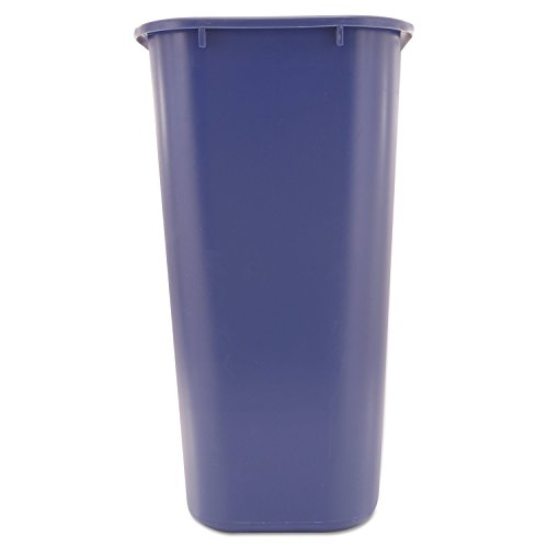 Rubbermaid 10.25 Gallon Blue Recycling Can - Pack of 12